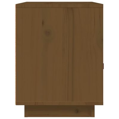 vidaXL öökapp, meepruun, 40x34x45 cm, männipuit