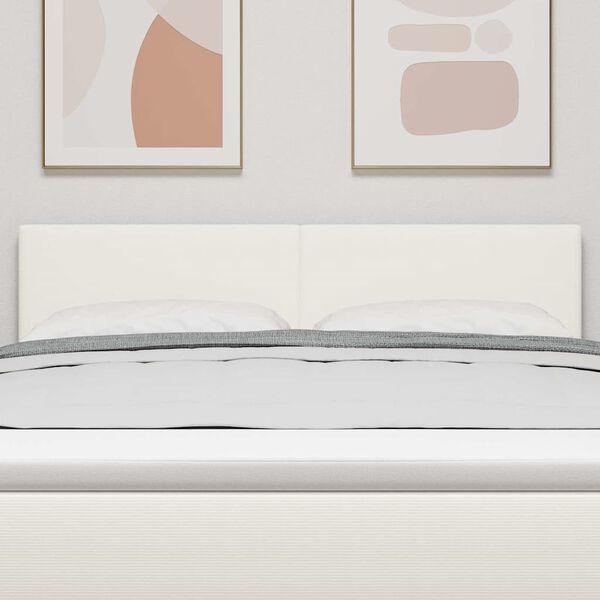 vidaXL Peats peaga cream 144 cm Kunstnahk