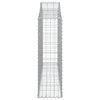 vidaXL kaarekujulised gabioonkorvid 8 tk, 200x30x100/120 cm, raud