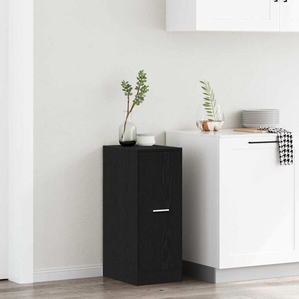 vidaXL Apteekri kapp Must tamm 40 x 41 x 77.5 cm Tehispuit