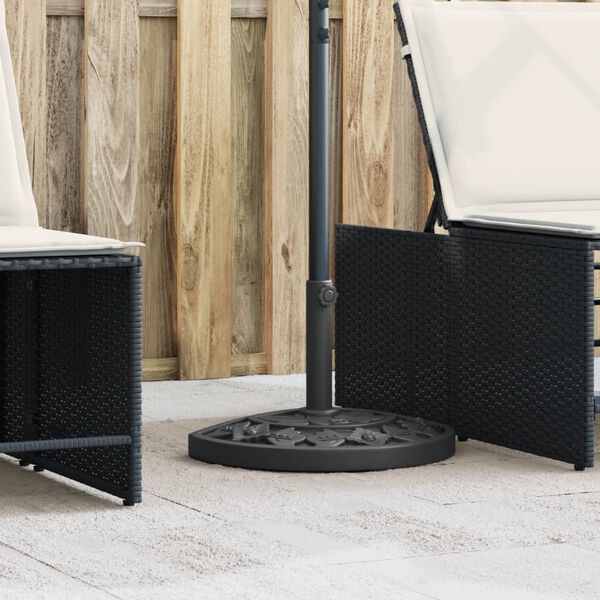 vidaXL päikesevarju alus, Ø38 / 48 mm postile, 9 kg, poolring