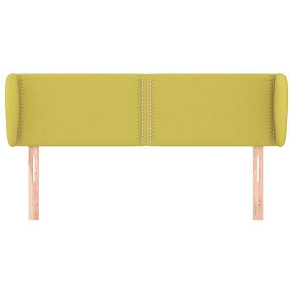 vidaXL voodipeats servadega, roheline, 147x23x78/88 cm, kangas