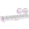 vidaXL koeraaedik, must, 7 m&sup2;, teras