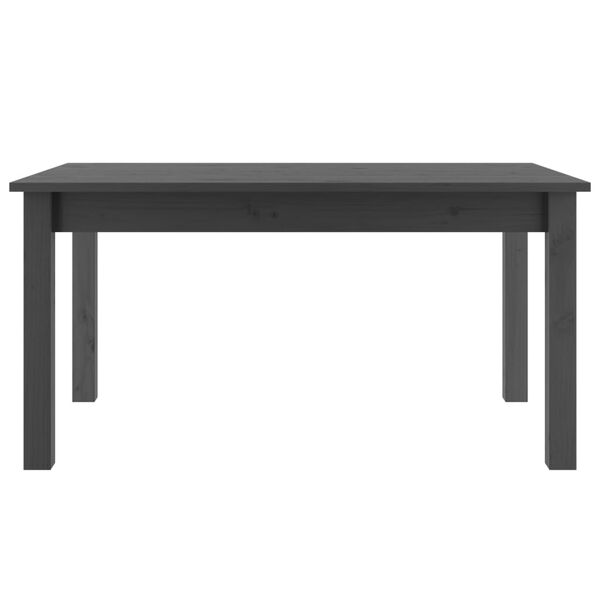 vidaXL kohvilaud, hall, 80x50x40 cm, männipuit