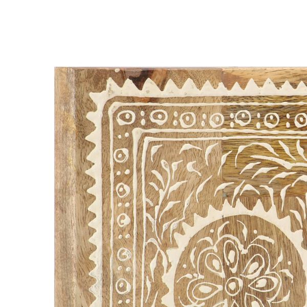 vidaXL k&auml;sitsi maalitud raamiga peegel, 40x55 cm, t&auml;ismangopuit