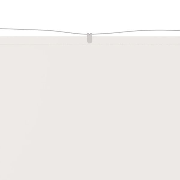 vidaXL vertikaalne varikatus valge 60x600 cm Oxfordi kangas