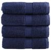 vidaXL premium-klassi pesur&auml;tikud SOLUND 4 tk tumesinised 30 x 30 cm 600 g/m&sup2;