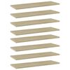 vidaXL riiuliplaadid 8 tk, Sonoma tamm, 60x20x1,5 cm, puitlaastplaat