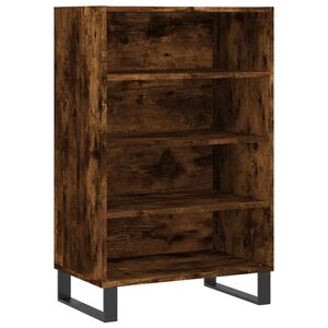 vidaXL k&otilde;rge kapp, suitsutatud tamm, 57 x 35 x 90 cm, tehispuit