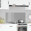vidaXL K&ouml;gi Splashback Helehall 110 x 50 x 0,6 cm karastatud klaas