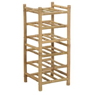 vidaXL Veepudeli Riiul Neutraalne 32,5 x 29,5 x 72 cm Bambus