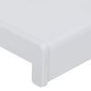vidaXL Akna aluskate Valge 120 x 15 x 4,5 cm PVC