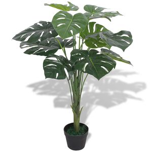 vidaXL kunsttaim monstera potiga 70 cm, roheline