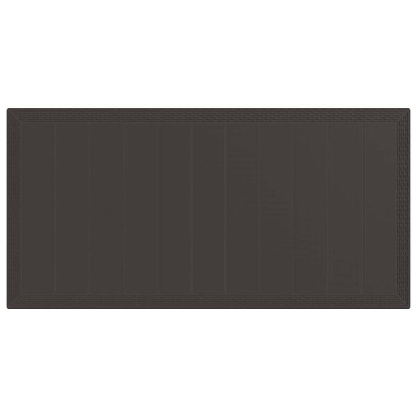 vidaXL Aia s&ouml;&ouml;gilaudade komplekt 7 pcs Pruun Pol&uuml;prop&uuml;leen