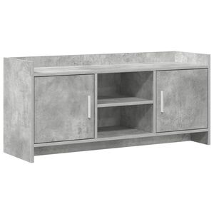 vidaXL Telerikapp 102 x 33 x 47 cm Betoonhall Tehispuit