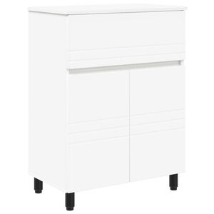 vidaXL Vannitoa peegelkapid Valge 60 x 35 x 80 cm Tehispuit