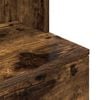vidaXL öökapp, suitsutatud tamm, 39x35x125 cm, tehispuit