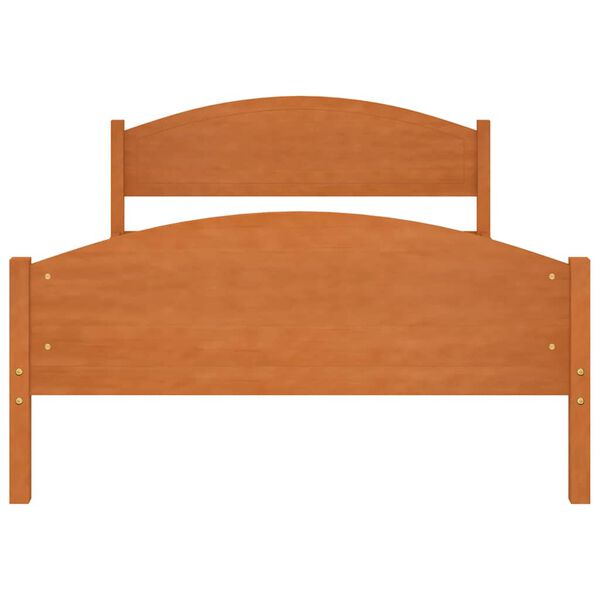 vidaXL voodiraam, meekarva, toekas m&auml;nnipuit, 120 x 200 cm