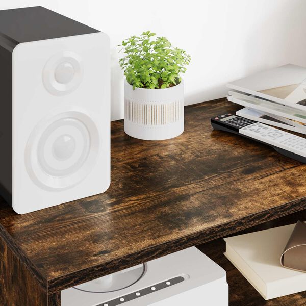 vidaXL Telerikapp Suitsetatud tamm 60 x 35 x 40 cm Tehispuit