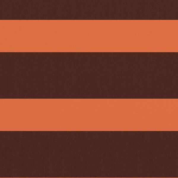 vidaXL rõdusirm, oranž ja pruun, 75 x 300 cm, oxford-kangas