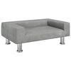 vidaXL koeravoodi, hall, 70x45x26,5 cm, samet
