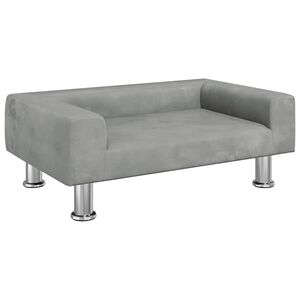 vidaXL koeravoodi, hall, 70x45x26,5 cm, samet