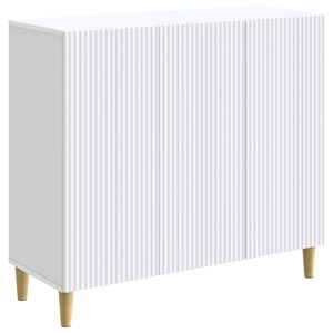 vidaXL K&otilde;ide Valge 89 x 34,5 x 80 cm Tehispuit