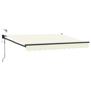 vidaXL Elektriline L&uuml;kandvarikatus cream 2,5 x 2 m