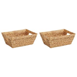 vidaXL Ladustamiskorvid 2 pcs Neutraalne 38 x 28 x 15 cm Vesih&uuml;atsint