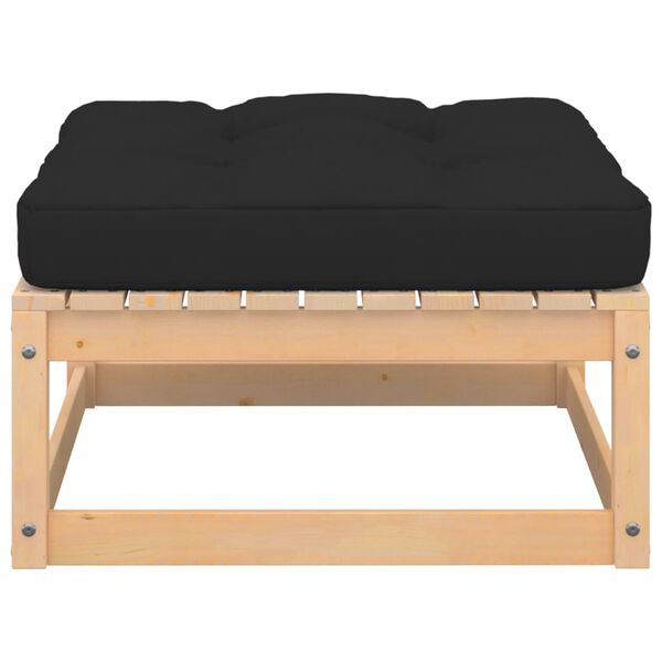 vidaXL aia jalapink padjaga, toekas m&auml;nnipuit