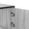 vidaXL Highboard Hall Sonoma projekteeritud puit ja metall