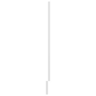 vidaXL nõudepesumasina paneel, valge, 59,5x3x67 cm, puitlaastplaat