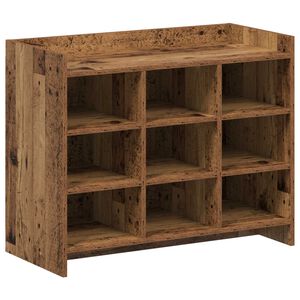 vidaXL Kinga kapp ladustamisega Vana puit 85 x 39,5 x 70 cm Tehispuit