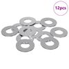 vidaXL Mutrid 12 pcs H&otilde;bedane 16 x 16 x 1,5 cm Raud
