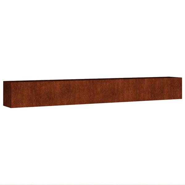 vidaXL taimekast, 360 x 40 x 40 cm, Corten-teras