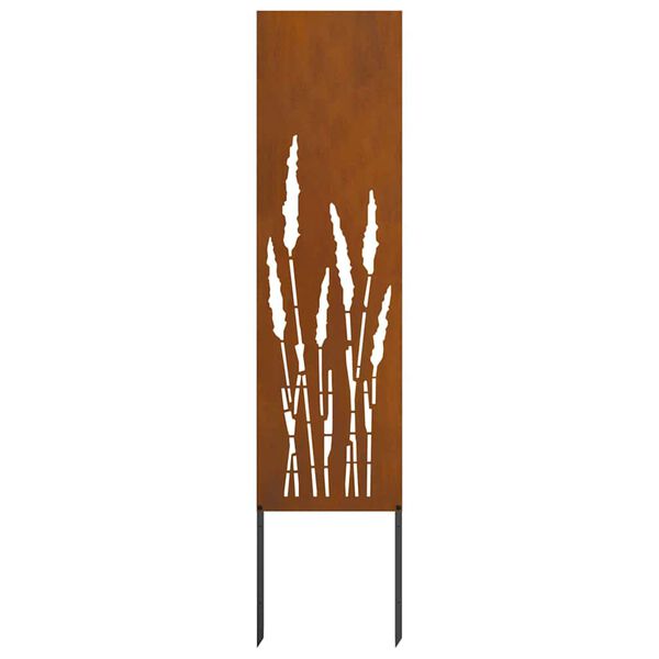 vidaXL Aia privaatsuse kate Rooste 32 x 140 cm Kulunud teras