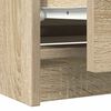 vidaXL telerikapp Sonoma tamm 100x35x54 cm Engineered Wood