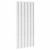 vidaXL S&auml;&auml;sev&otilde;rk Chenille Helehall ja valge 100 x 220 cm 100% PP