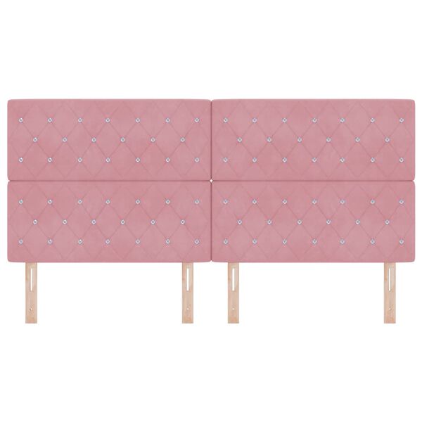 vidaXL Peats peaga Roosa 200 cm Kunstnahk