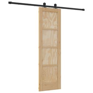 vidaXL Libisev uks ORKDAL Naturaalne 61 x 198,5 cm Toekas m&auml;nnipuit