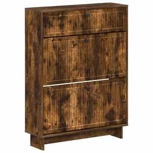 vidaXL Kinga kapp EDE 78 x 24 x 103 cm Tehispuit Suitsutatud tamm