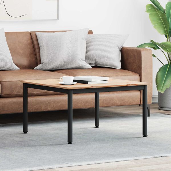 vidaXL Kohvilaud Neutraalne 80 x 80 x 45 cm Tahke m&auml;nd