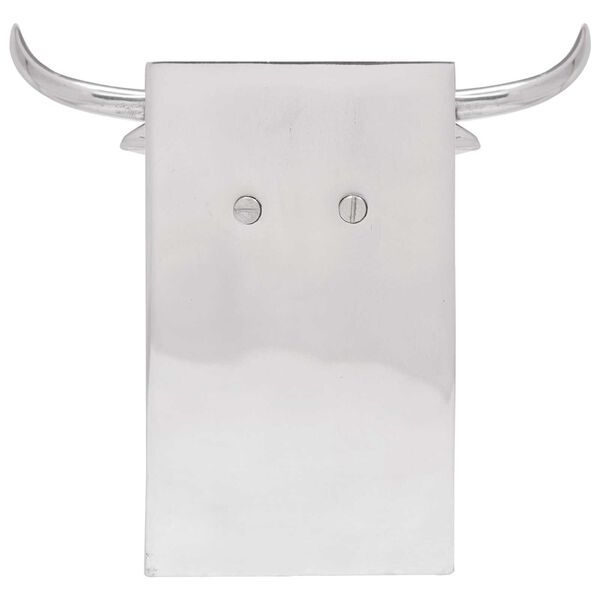 vidaXL Raamatutoed 2 pcs H&otilde;bedane 21,5 x 15,5 x 20 cm Alumiinium