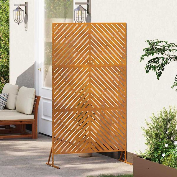 vidaXL Privaatsustõke Hall 100 x 50 x 180 cm Teras