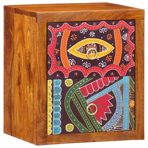 vidaXL &Ouml;&ouml;lambi kapp sahtliga Pruun 35 x 30 x 40 cm Tugev akatsiapuu