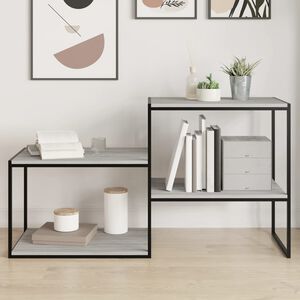 vidaXL seinariiulid 4 tk, hall Sonoma tamm, 60x40x1,5 cm, tehispuit