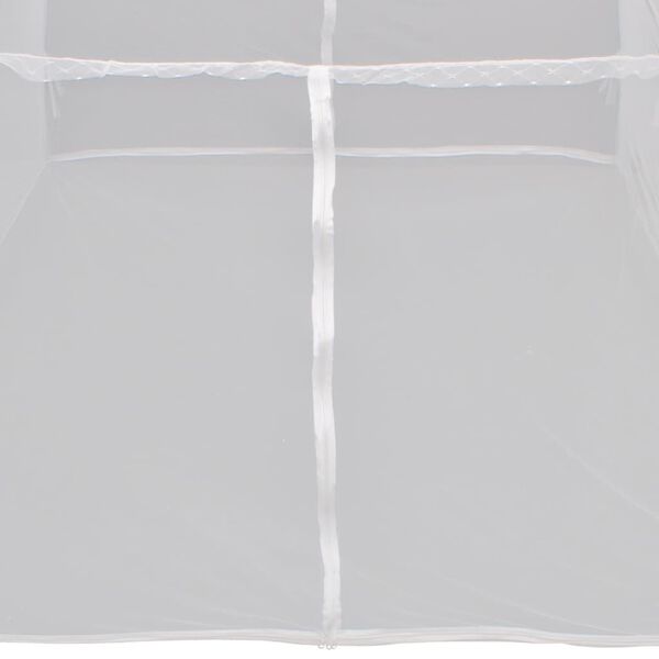 vidaXL matkatelk 200x120x130 cm klaaskiud valge