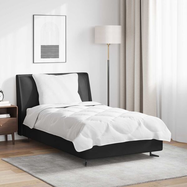 vidaXL Teki komplekt padjaga 2 pcs Valge Mikrofiiber