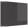 vidaXL K&ouml;&ouml;giseina paneel 2 pcs Tumehall 70 x 60 cm karastatud klaas