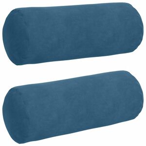 vidaXL Padjad 2 pcs Sinine &Oslash; 15 x 40 cm Korter kangas